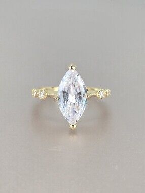 Marquise Cubic Zirconia Ring